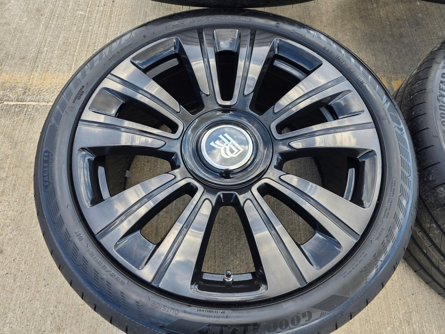 21" Rolls Royce Wraith Ghost Dawn SHADOW OEM black wheels rims 5x120 tires