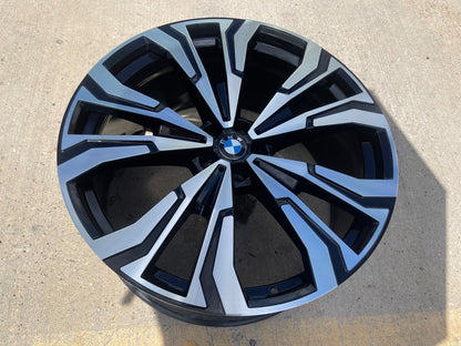 23" 23x10.5 BMW X7M X5 X6 X7 OEM Series 86674 REAR wheel rim 2023 2024 2025 2026