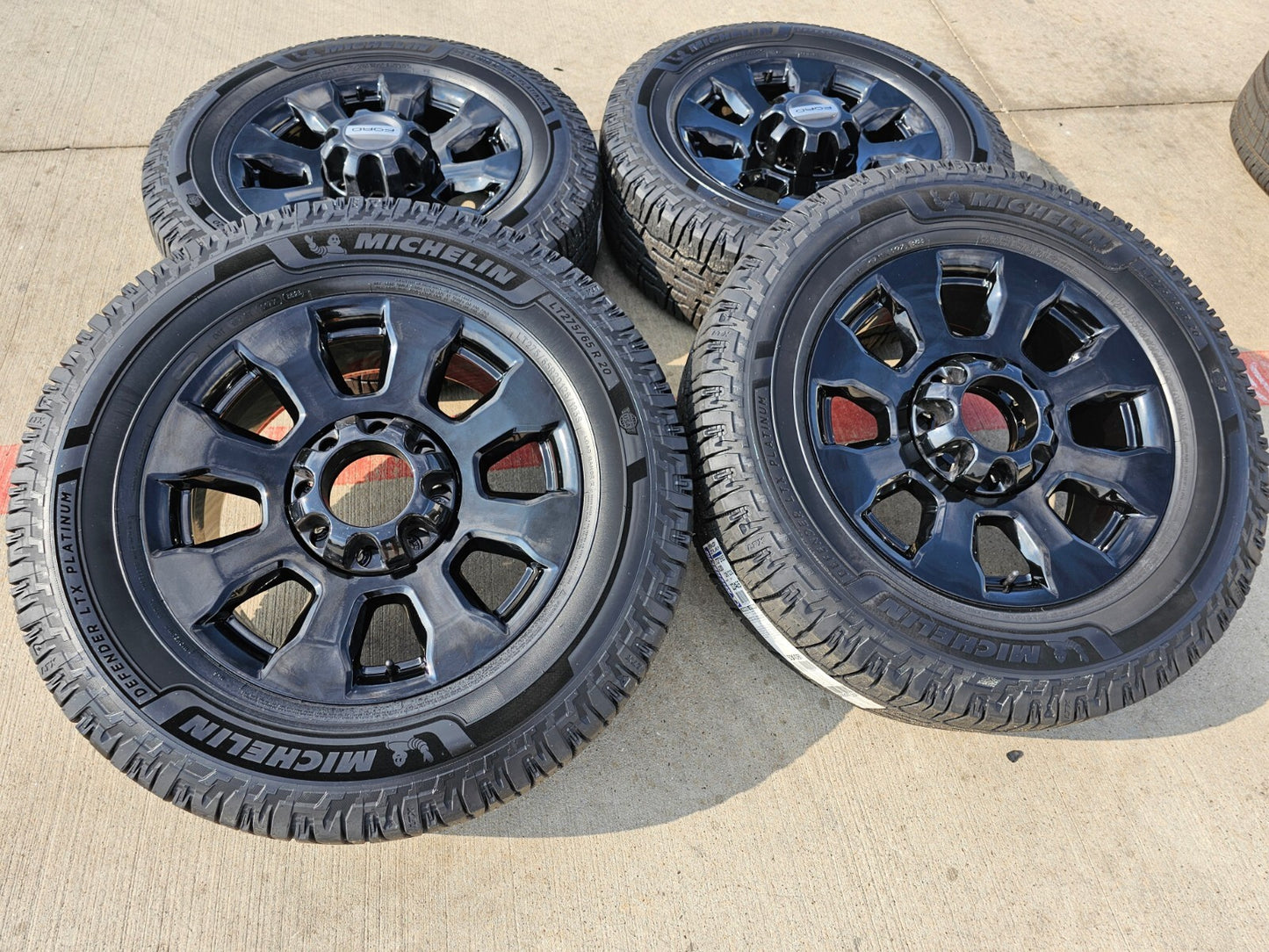20" Ford F-250 F-350 OEM 10101 rims wheels NEW MICHELIN PLATINUM