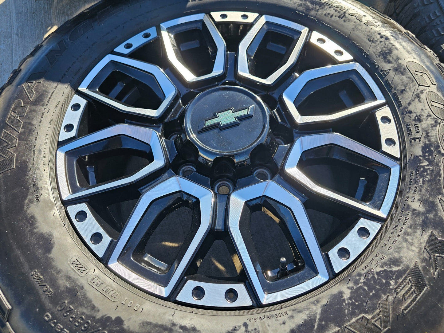 20" Chevy Silverado High Country 2500 3500 OEM Black wheels rims 2023 2024 2025
