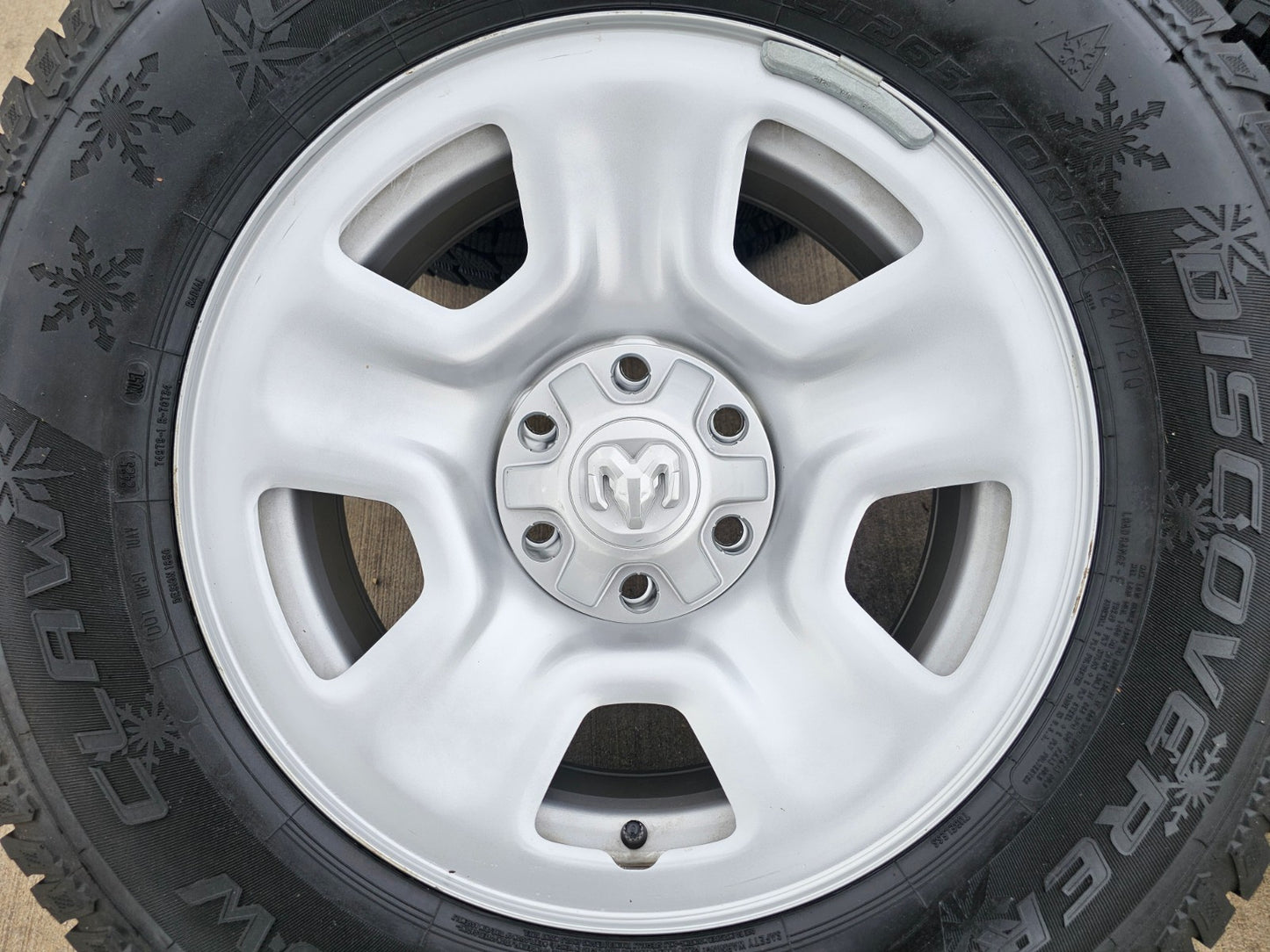 18" Ram 1500 OEM 2667 stock wheels rims SNOW tires 2022 2023 2024 2025 2026