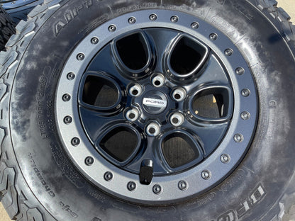 17" Ford F-150 Raptor OEM BEADLOCK rims wheels 10459 95210 SET BFG 33"