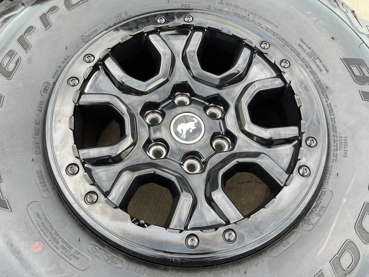 17" Ford Bronco SASQUATCH wheels rims BEADLOCK 10388 Ranger BFG KO2 A/T 37" SET