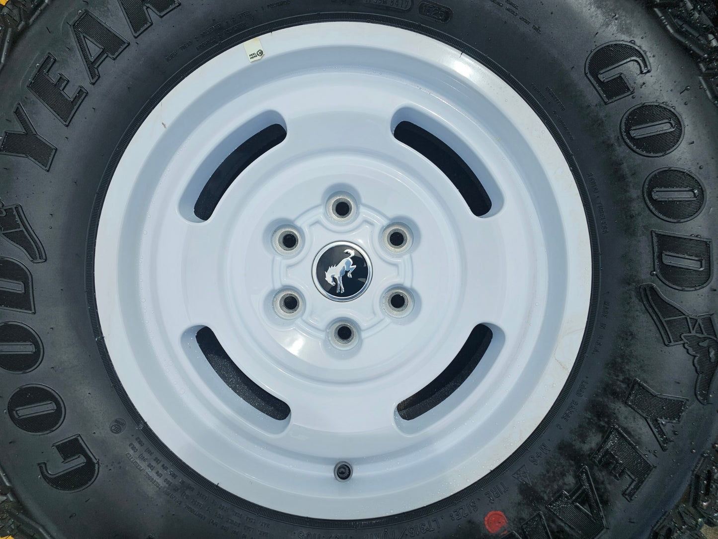 17" Ford Bronco HERITAGE Stroppe Edition 10463 OEM wheels rims white 2025 2026