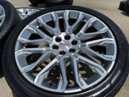 24" GMC Yukon Sierra DENALI OEM wheels rims tires 2022 2023 2024 2025 2026 NEW