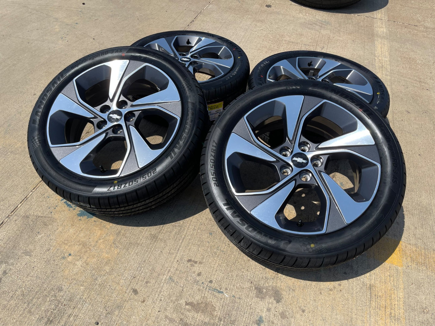 17" Chevy Sonic Cruze Trax OEM 5858 wheels rims 5x105 tires SET