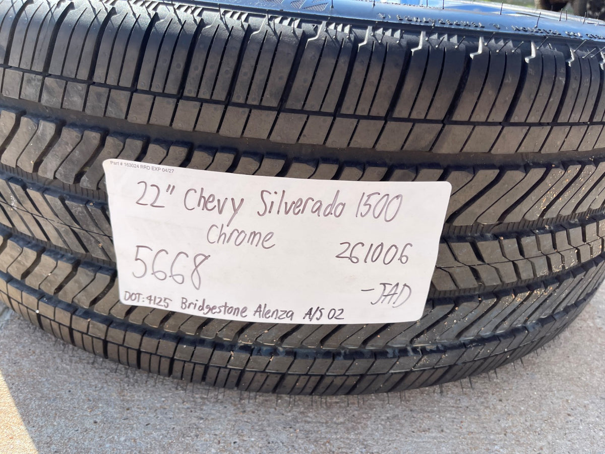 24" 24x9 GMC Yukon Chevy Tahoe 1500 OEM replica wheel rim 5668 spare single