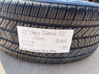 24" 24x9 GMC Yukon Chevy Tahoe 1500 OEM replica wheel rim 5668 spare single