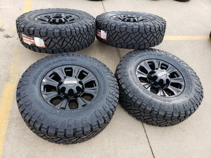18" Ford F-250 F-350 OEM TREMOR Rims wheels 10097 A/T tires 2024 2025 NEW NITTO