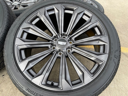 24" Cadillac Escalade V OEM wheels rims tires 2022 2023 2024 2025 2026