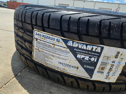 (1) 245/45/20 Advanta HPZ-01 tire SL 245/45R20 99W NEW