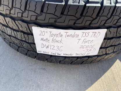 20" Toyota Tundra PLATINUM OEM 75159 SET wheels rims 5x150 tires GOODYEAR AT SET