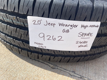 (1) 20" Jeep Wrangler HIGH ALTITUDE 9262 96902 OEM wheel rim Gladiator NEW