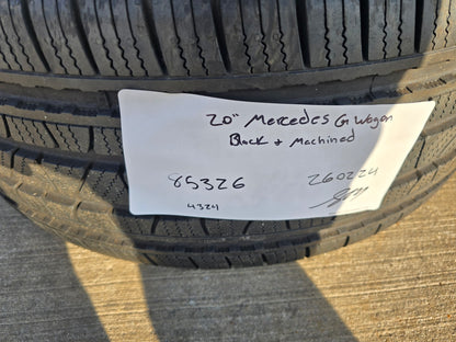 20" Mercedes G Wagon G63 AMG OEM 85326 black wheels rims tires NICE