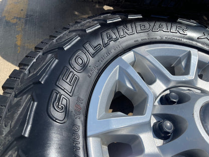 17" Chevy Silverado GMC Sierra 2500 OEM 5948 wheels rims YOKOHAMA A/T SET