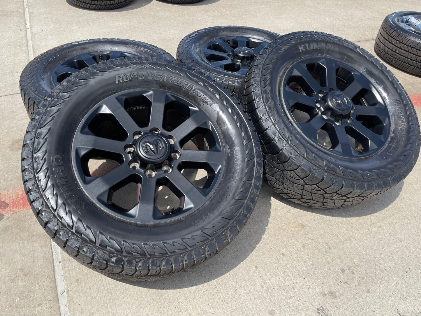 20" Dodge Ram 2500 3500 LARAMIE OEM SET wheels rims RIM# 2700 35" FITS 1999-2027