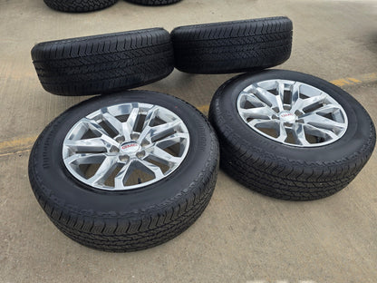 NEW 20" GMC Sierra Yukon AT4 Tahoe OEM wheels rims SET Rim #5924 Fits 1999-2027