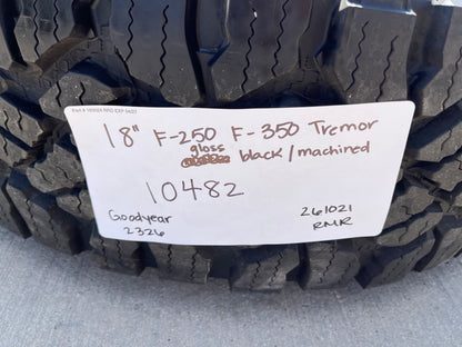 18" Ford F-250 F-350 OEM TREMOR rims wheels 10482 tires DURATRAC R/T 35" SET NEW