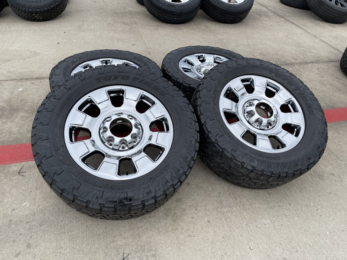 20" Ford F-250 F-350 OEM KING RANCH 10295 25085 10552 chrome wheels rims TOYO