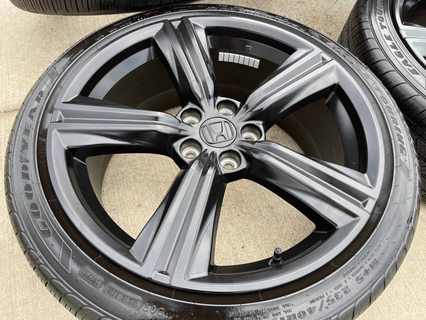 19" Honda Accord OEM Black Sport wheels rims 60307 190340 Civic 2023 2024 2025