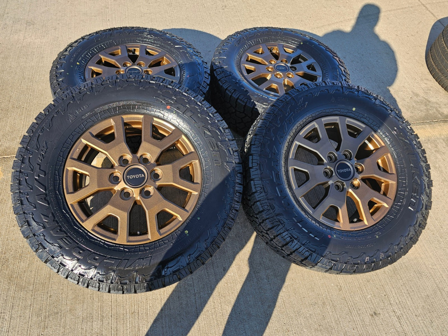17" Toyota Tacoma 4Runner TRD OEM 94254 10637 BRONZE wheels rims 2025 2026 NEW