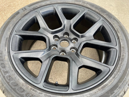 22" Dodge Ram 1500 OEM LIMITED Laramie wheel rim black 2725 2684 BRIDGESTONE