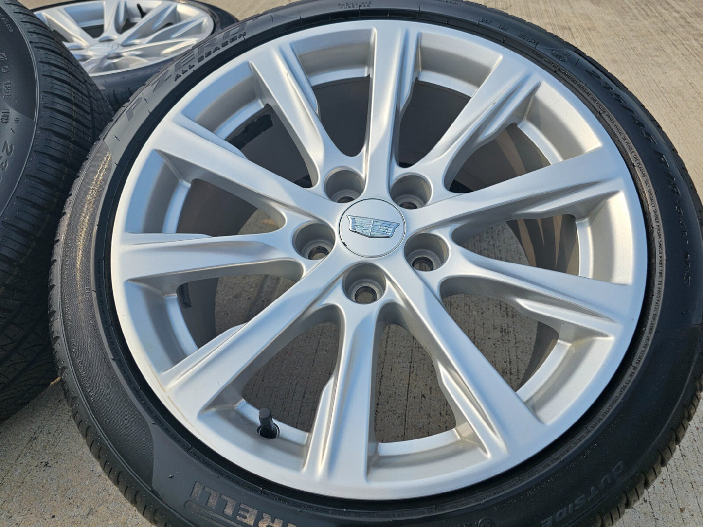 18" Cadillac CT5 Platinum wheels rims OEM 4836 tires 2023 2024 2025 2026 NEW