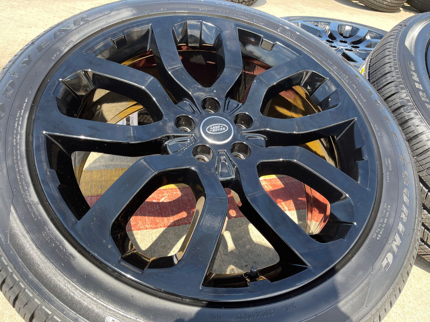 22" Land Rover Range DEFENDER OEM wheels rims black 72247 NEW