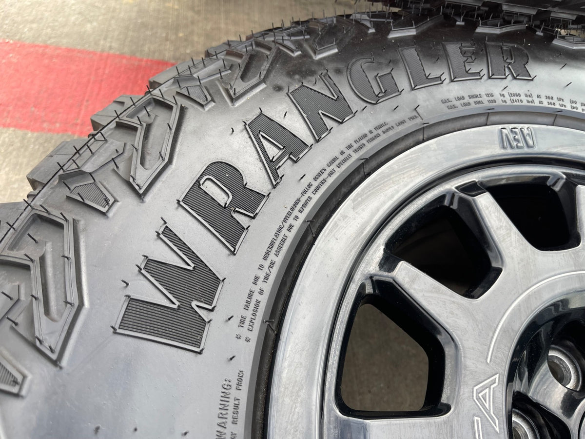 18" AEV SALTA GMC Sierra AT4X Chevy Silverado OEM rims wheels SET NEW GOODYEAR
