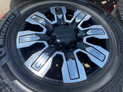 20" GMC Sierra 2500 3500 OEM wheels rims 5958 14138 tires MICHELIN DEFENDER