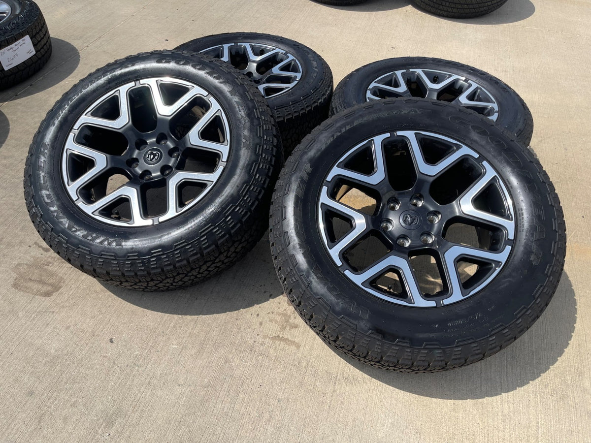20" Dodge Ram 1500 OEM 94059 Laramie wheels rims 68583860AA 2024 2025 2026 SET