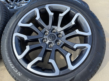 22" Dodge Ram 1500 OEM 95987 LIMITED Laramie wheels rims 2025 2026 2027 SET NEW