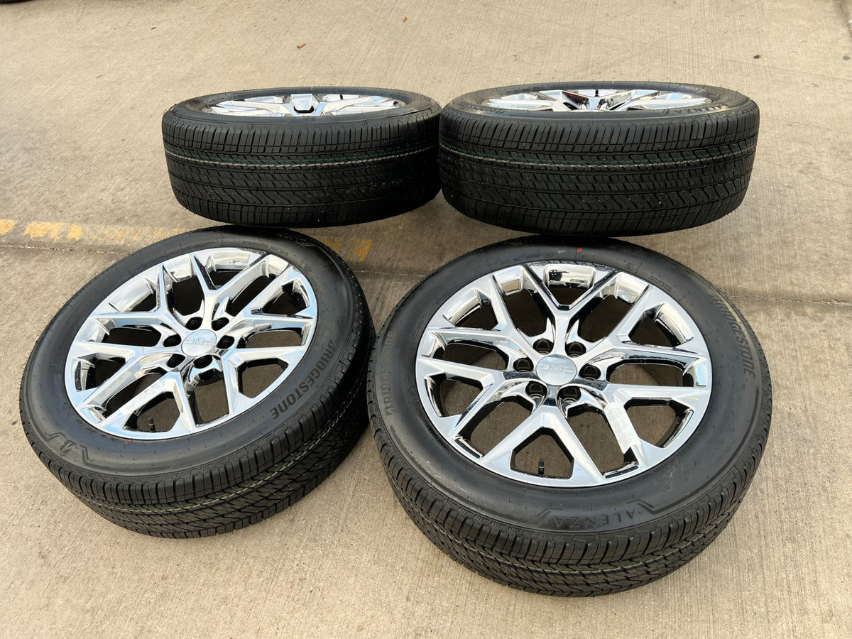 22" GMC Yukon Sierra DENALI OEM 14078 wheels rims CHROME 2023 2024 2025 2026 NEW