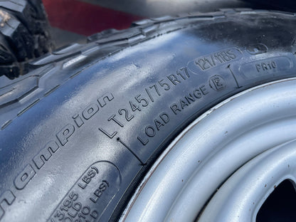 17" Ram 2500 3500 Laramie Power Wagon OEM 2497 wheels rims BFG KO2 A/T