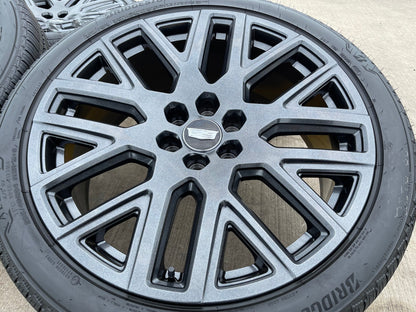 24" Cadillac Escalade Platinum OEM wheels rims tires 2023 2024 2025 2026 NEW