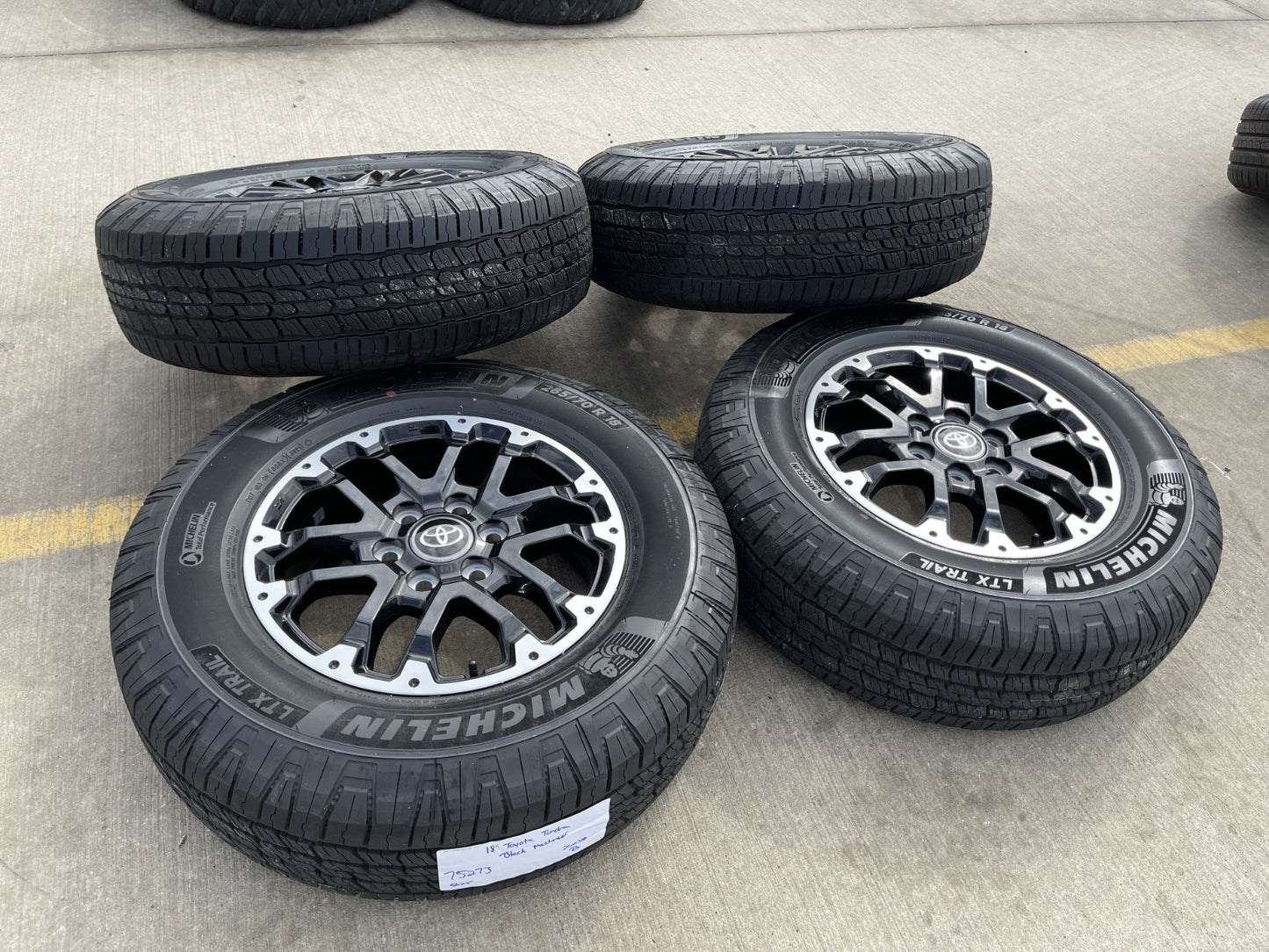 18" Toyota Tundra TRD OEM black wheels rims 75273 Sequoia 2024 2025 2026