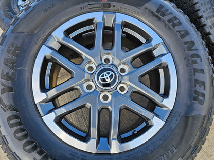 18" Toyota Tacoma 4Runner TRD OEM 10641 wheels rims 2024 2025 2026 NEW GOODYEAR