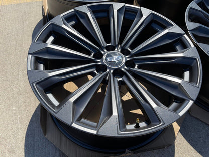 (1) 24" Cadillac Escalade V OEM wheel rim 2022 2023 2024 2025 2026 NEW