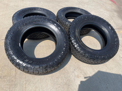 (4) 265/70/18 Toyo Open Country A/T3 tires SET 116H M+S 265/70R18 TAKE OFFS NEW