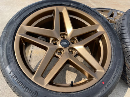 19" Ford Mustang Stealth GT OEM 10595 wheels rims 2023 2024 2025 2026 BRONZE