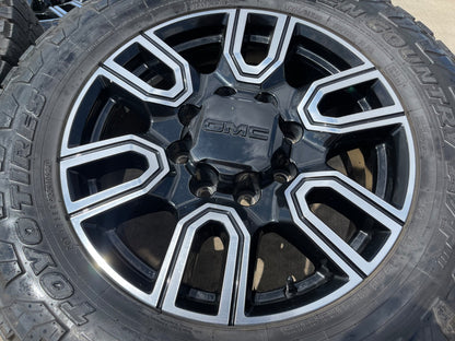 20" GMC Sierra AT4 2500 3500 OEM wheels rims 5950 Silverado tires TOYO A/T3