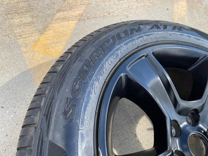 20" Dodge Ram 1500 OEM LIMITED Black 2676 2723 wheel rim PIRELLI A/TR single