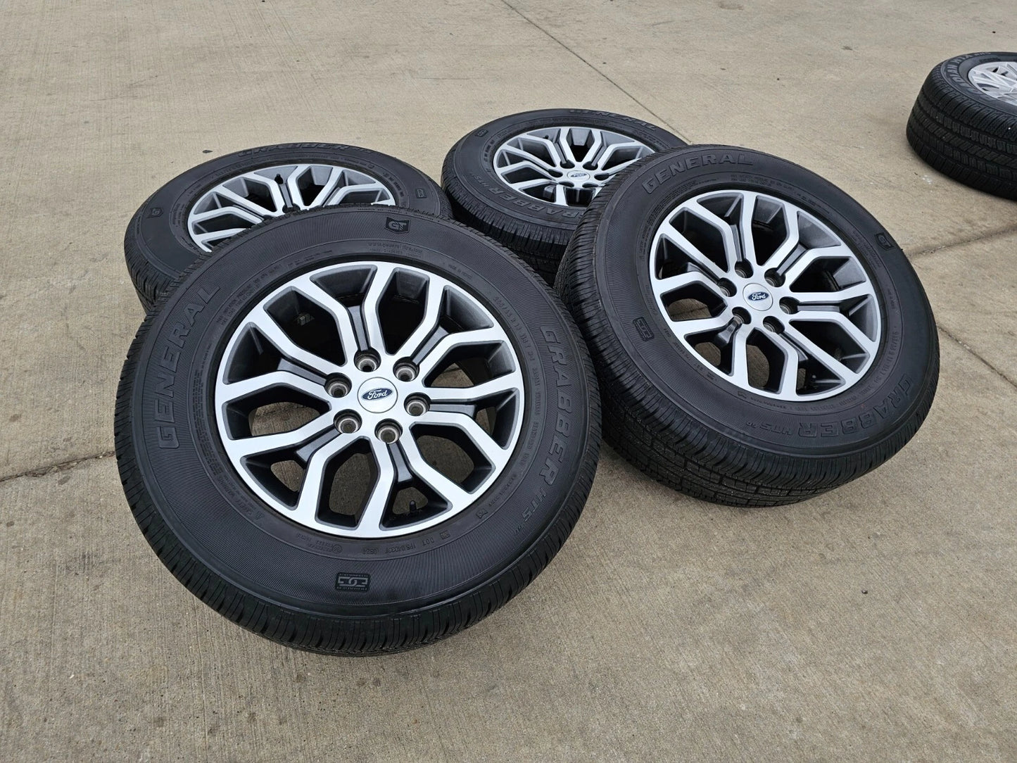 18" Ford F-150 Lariat OEM rims wheels 10342 tires 2021 2022 2023 2024 2025