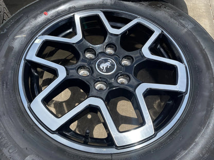 18" Ford Ranger wheels rims tires black 95213 tires 2023 2024 2025 2026 NEW