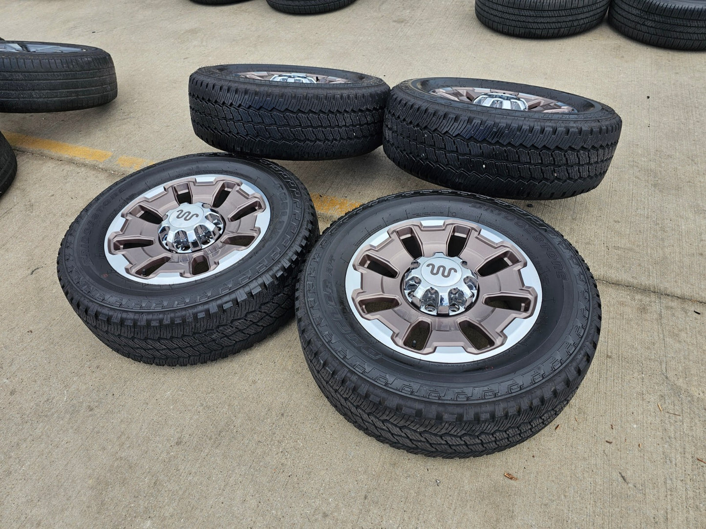 20" Ford F-250 F-350 OEM 10487 KING RANCH tan wheels rims 2024 2025 2026 NEW