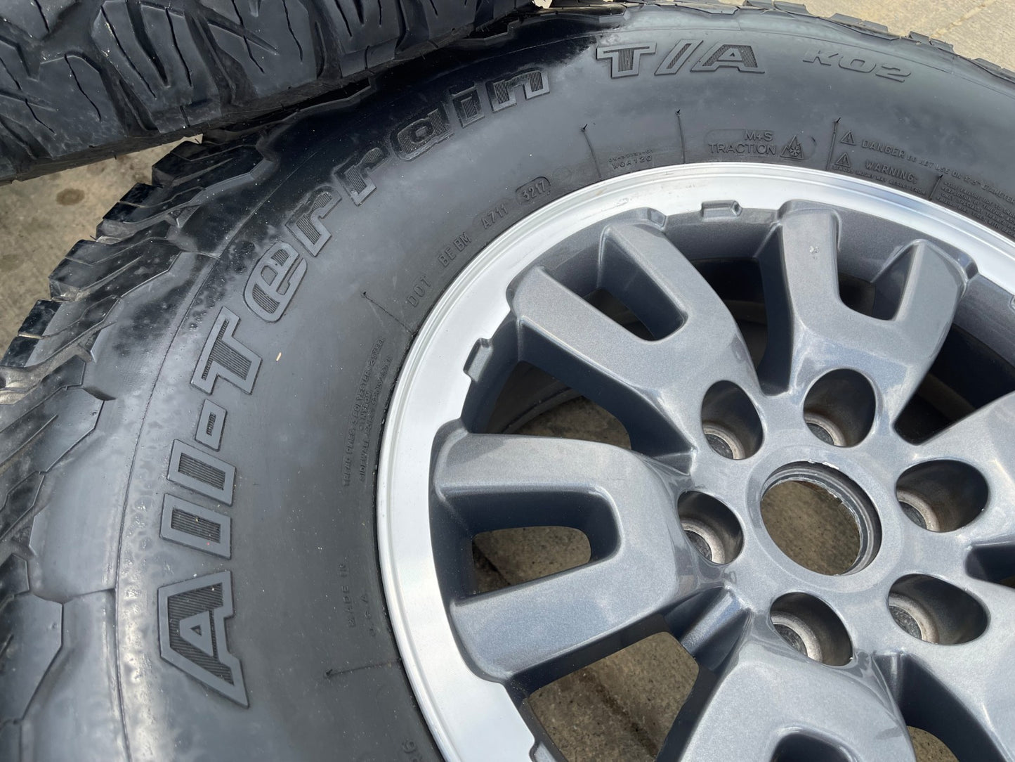 17" Ford F-150 Raptor OEM BEADLOCK 3831 rims wheels SET BFG KO2 A/T