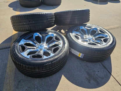 22" Dodge Ram 1500 OEM Laramie rims wheels tires 2685 GOODYEAR NEW