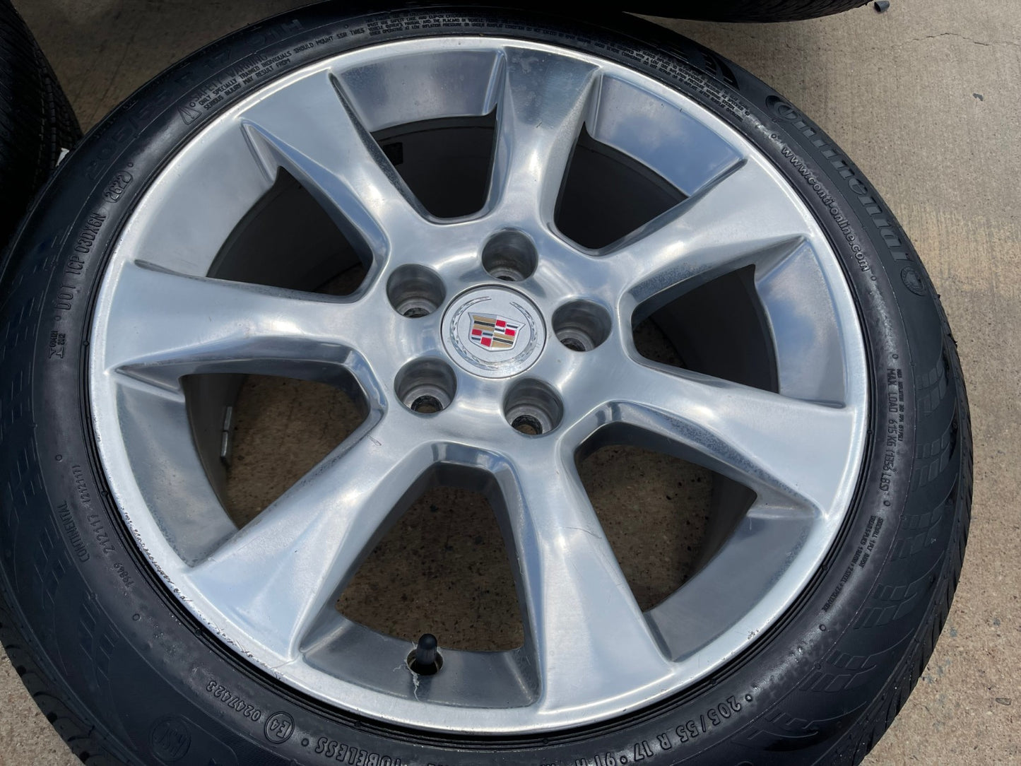 17" Cadillac ATS OEM 4702 wheels rims SET CONTINENTAL NEW