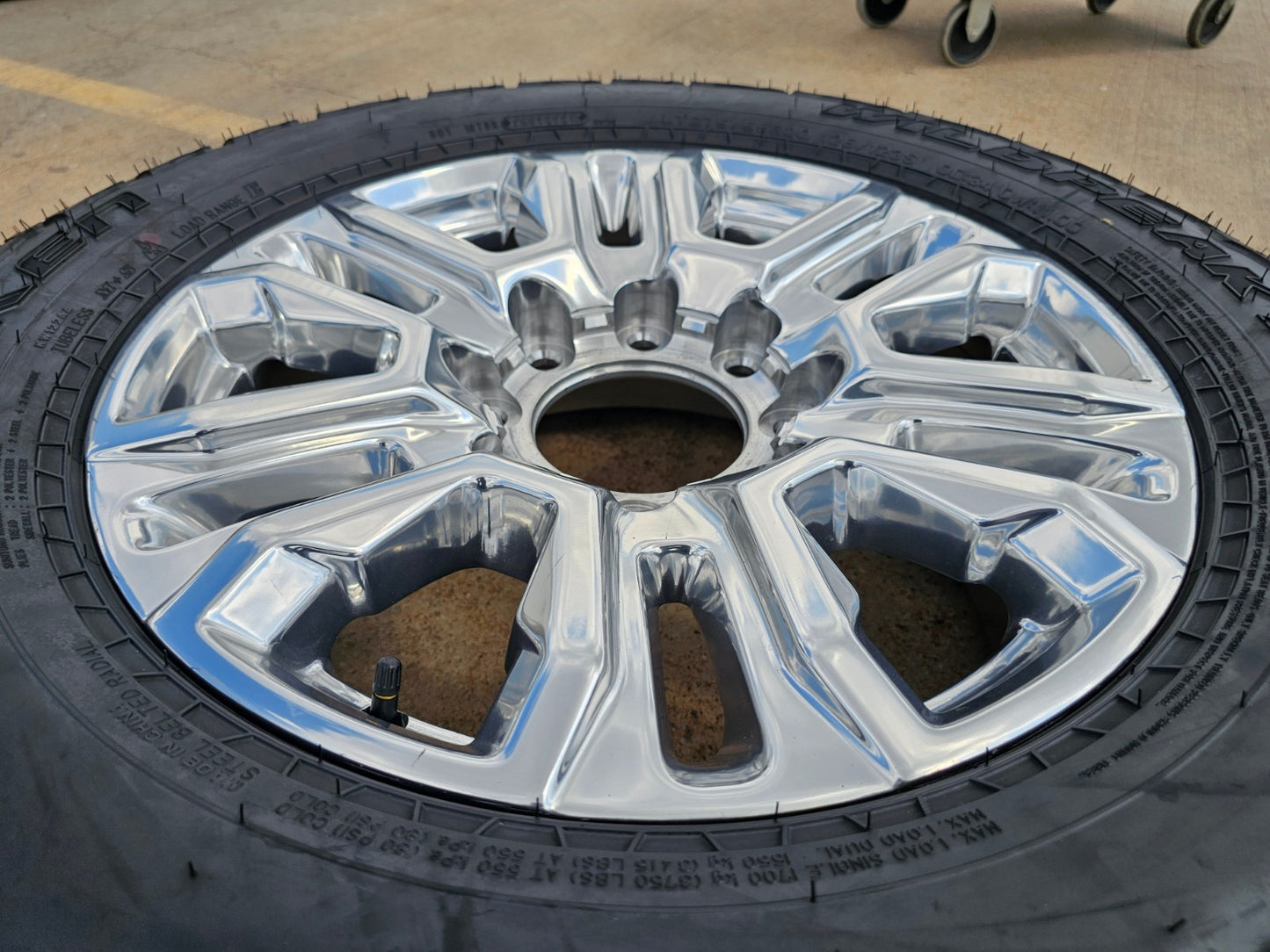 20" GMC Sierra Denali 2500 3500 OEM 5957 spare wheel rim tire FALKEN A/T3 NEW