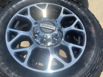 20" Ford F-250 F-350 OEM Lariat wheels rims 10292 tires SET BRIDGESTONE A/T